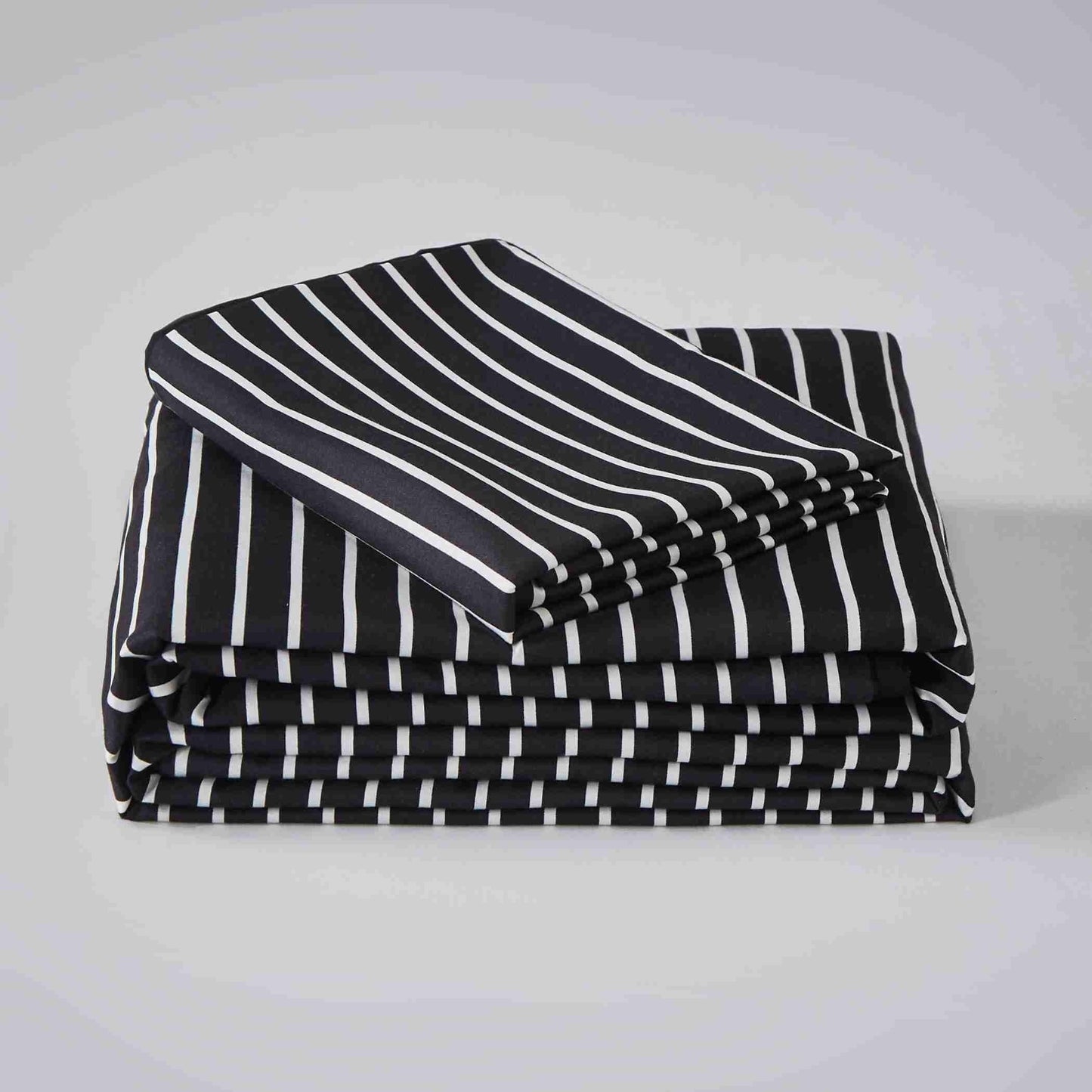 3pcs Duvet Cover Set (1*Duvet Cover + 2*Pillowcases, Without Core), Black And White Stripe Print Bedding Set, Soft Comfortable Duvet Cover, For Bedroom, Guest Room