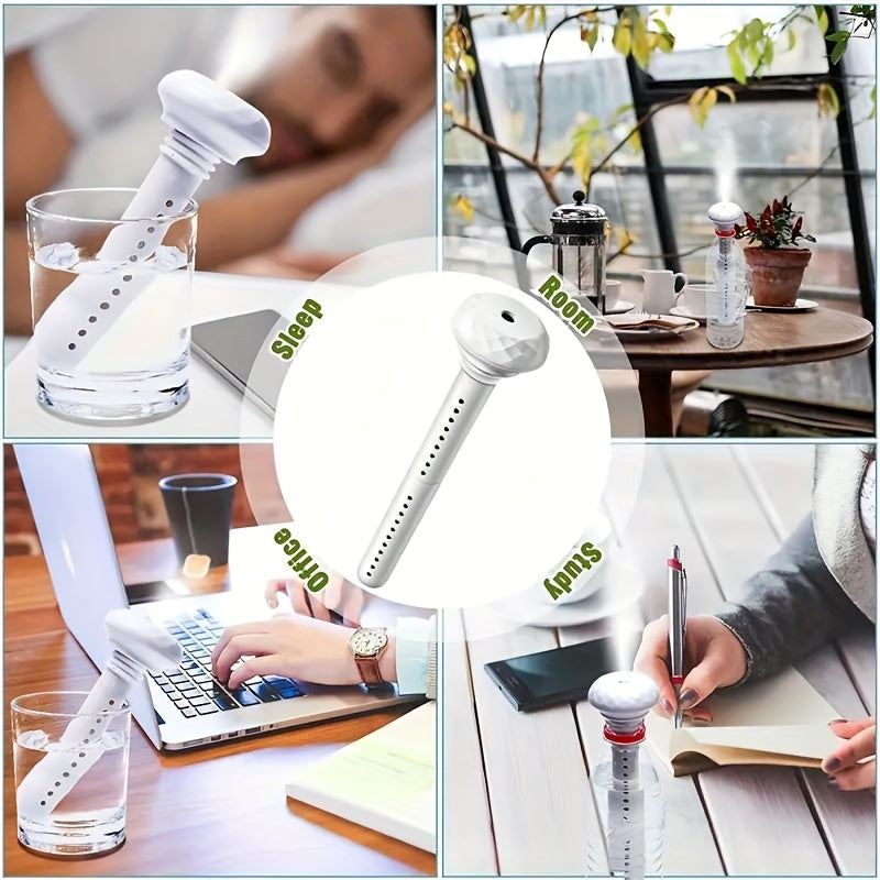 1pc Portable Humidifier Water Bottle Mineral Water Car-mounted Spray, USB Household Large Spray Humidifier