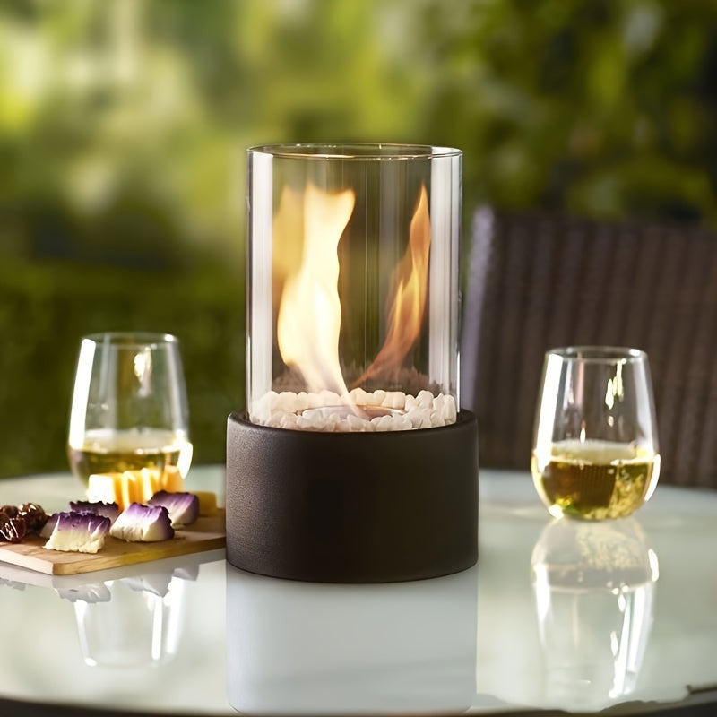 1pc, Tabletop Fire Pit Portable Mini Fire Pit, Tabletop Fireplace Bowl, Tabletop Fireplace Centerpiece For Indoor Outdoor Garden, Camping, Gifts For Women, Mom, Her Wedding, Housewarming, Christmas, Birthday Gift
