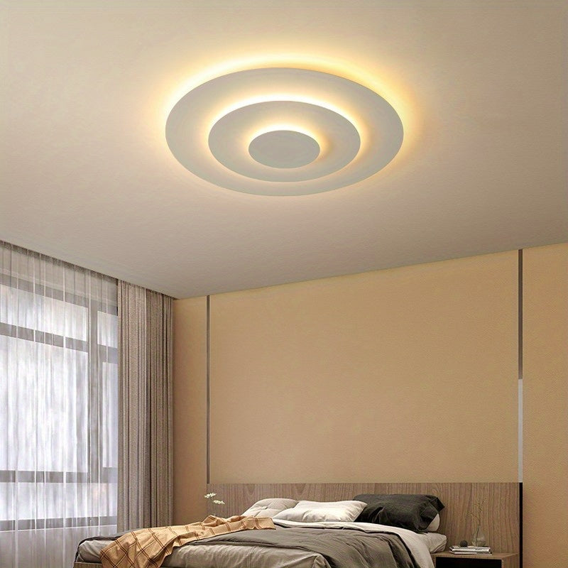 1pc Creamy Breeze, Bedroom Cloud Pendant Light, Minimalist Hallway, Creative Cloud Light, Dining Room LED Living Room Full Spectrum Ceiling Light