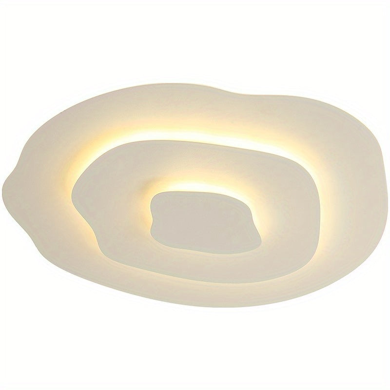1pc Creamy Breeze, Bedroom Cloud Pendant Light, Minimalist Hallway, Creative Cloud Light, Dining Room LED Living Room Full Spectrum Ceiling Light