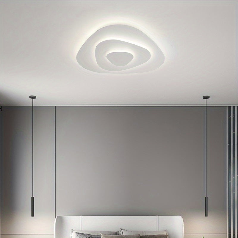 1pc Creamy Breeze, Bedroom Cloud Pendant Light, Minimalist Hallway, Creative Cloud Light, Dining Room LED Living Room Full Spectrum Ceiling Light