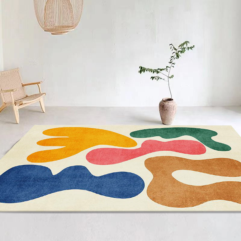 1pc 1000g/m2 Thickened Imitation Cashmere Rug - 10mm Fluffy Soft Plush for Living Room & Bedroom - Nordic Decorative Floor Mat, Cozy Luxury Feel