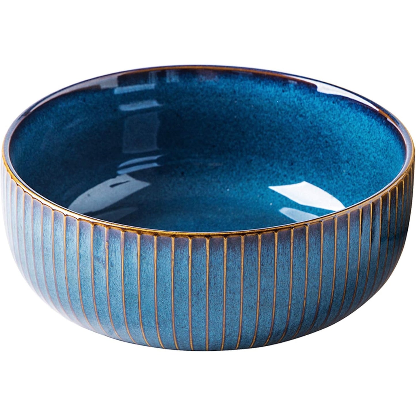Starlight Blue Porcelain Salad Bowl 66Oz - Large 20.32cm Round Serving Dish For Salads, Soups, Cereal & More - Elegant Home Decor Wooden Salad Bowl Large Salad Bowl