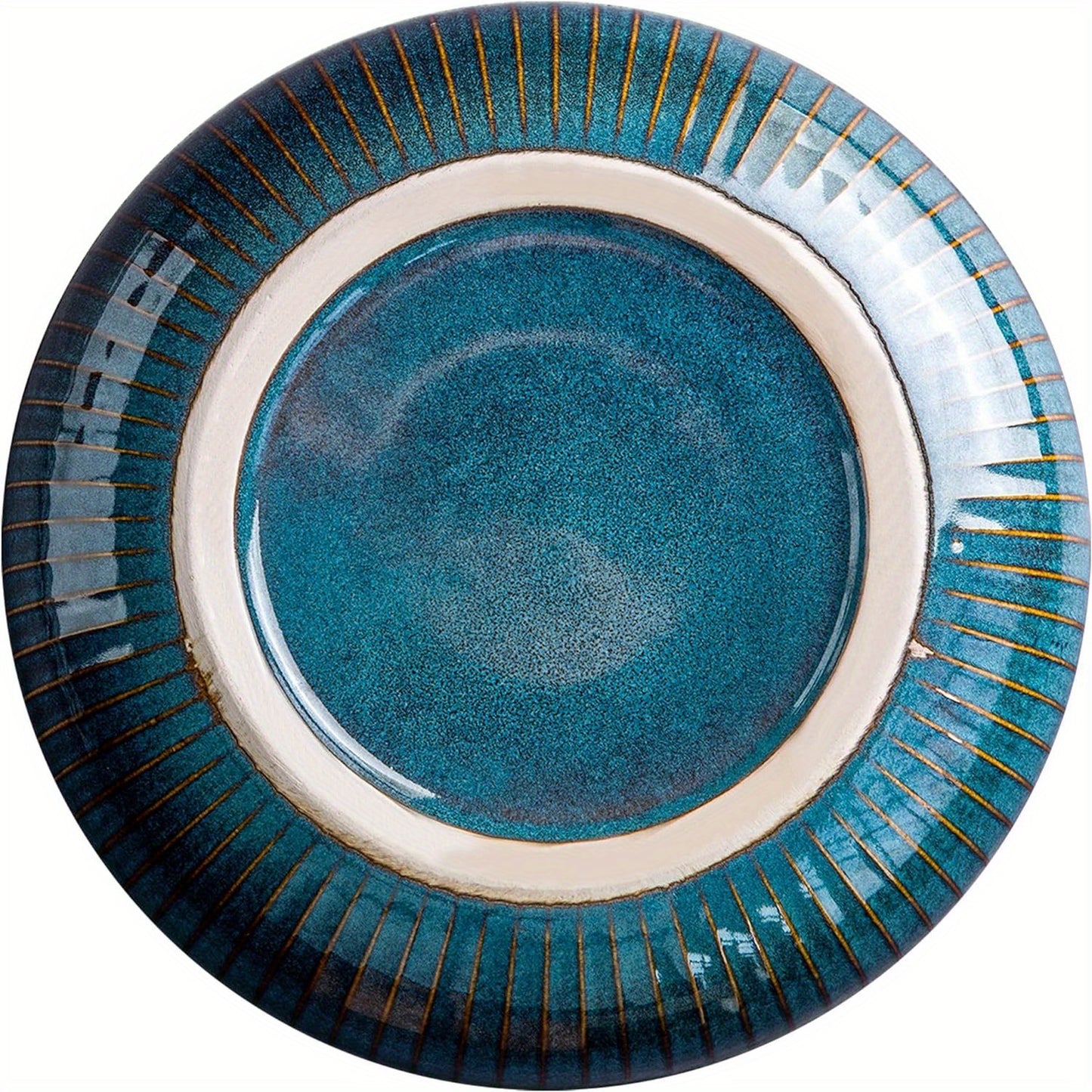 Starlight Blue Porcelain Salad Bowl 66Oz - Large 20.32cm Round Serving Dish For Salads, Soups, Cereal & More - Elegant Home Decor Wooden Salad Bowl Large Salad Bowl