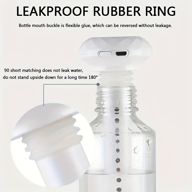 1pc Portable Humidifier Water Bottle Mineral Water Car-mounted Spray, USB Household Large Spray Humidifier