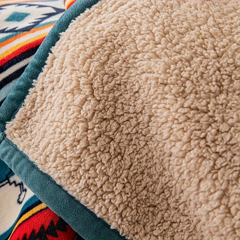 1pc Flannel Blanket, To My Mother From Son Throw Blanket, Warm Cozy Soft Blanket For Couch Bed Sofa Office Camping Ramadan