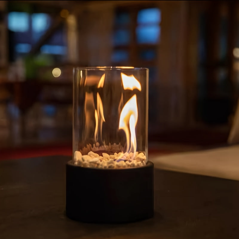 1pc, Tabletop Fire Pit Portable Mini Fire Pit, Tabletop Fireplace Bowl, Tabletop Fireplace Centerpiece For Indoor Outdoor Garden, Camping, Gifts For Women, Mom, Her Wedding, Housewarming, Christmas, Birthday Gift