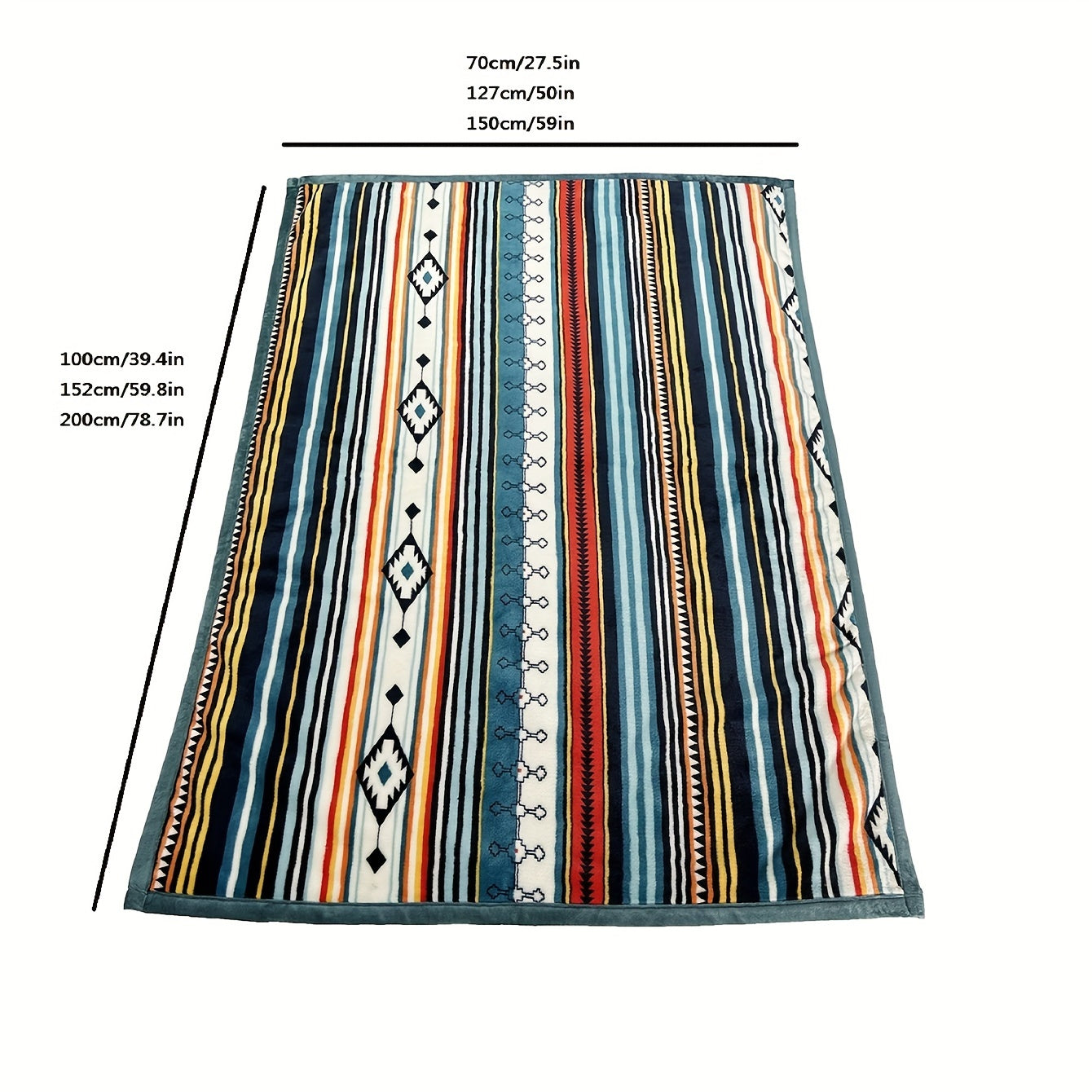 1pc Flannel Blanket, To My Mother From Son Throw Blanket, Warm Cozy Soft Blanket For Couch Bed Sofa Office Camping Ramadan