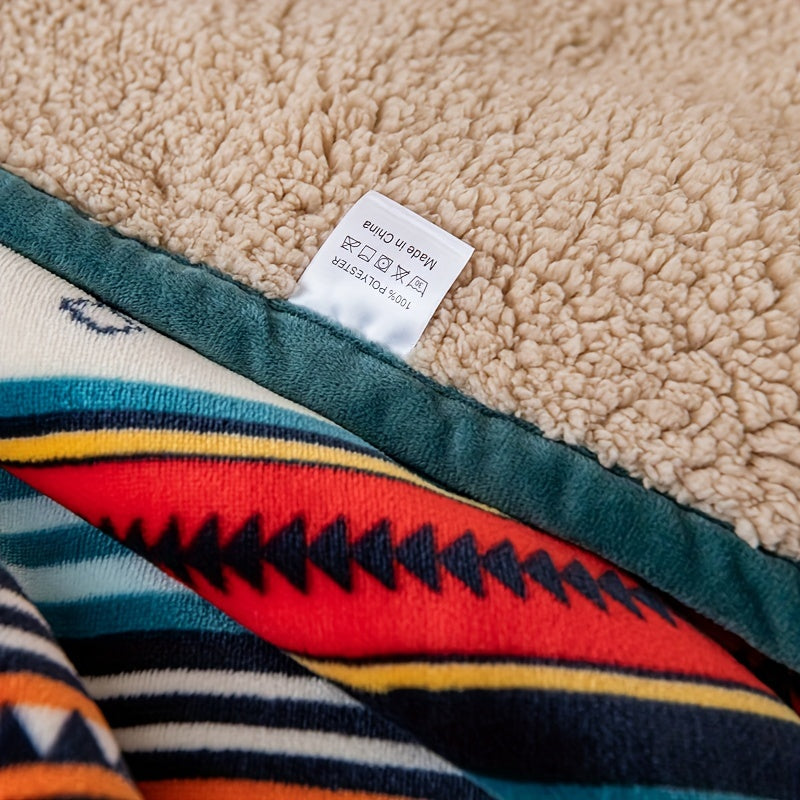1pc Flannel Blanket, To My Mother From Son Throw Blanket, Warm Cozy Soft Blanket For Couch Bed Sofa Office Camping Ramadan