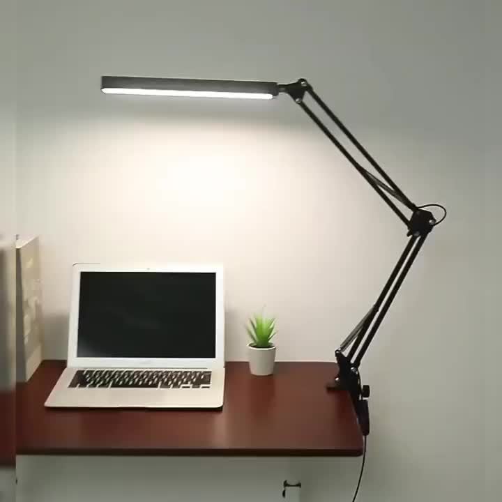 A Super Easy To Use Nail Lighting Tool, Clamp Light Reading Light, USB Desk Lamp, 3 Color Modes 10 Brightness, Eye Protection Book Clamp Light, 360° Flexible Gooseneck Clamp Light For Desktop Headboard Video Conferencing