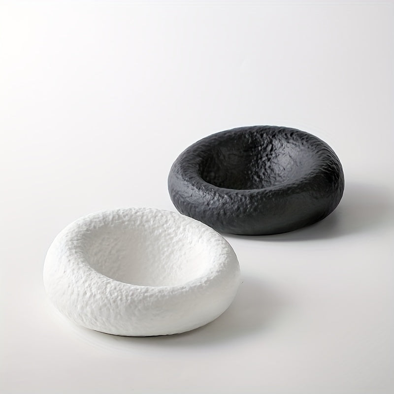 1pc, Retro Ceramic Cold Dishes for Western Food, Salad Bowls, and Desserts - Perfect for Hotel Restaurants and Parties