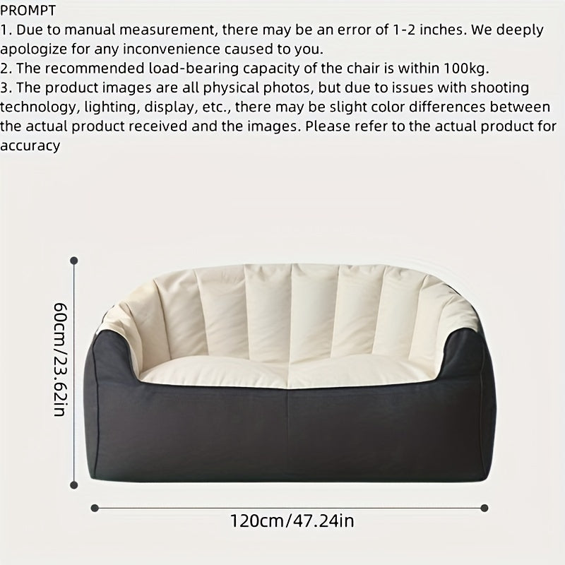 Modern Convertible Bean Bag Chair - Space-Saving, Reclining & Sleeping Sofa For Small Spaces, Balcony, And Bedroom Chair Cushions Sofa Bed For Living Room