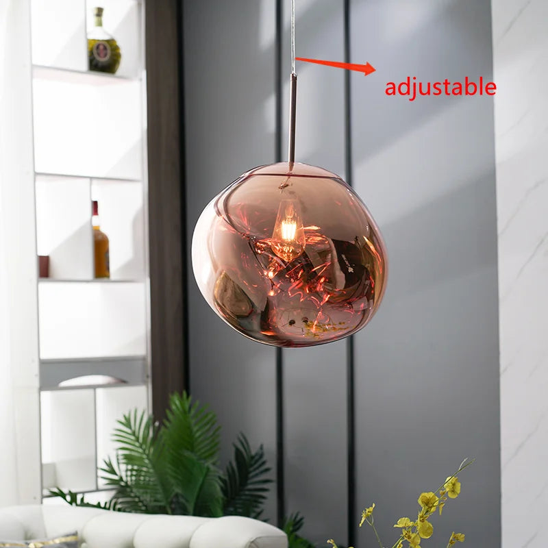 Nordic PVC Pendant Lights Lava Lamp Living rroom Decoration Salon Indoor Lighting Home Decor Suspension Luminaire Llight Fixture