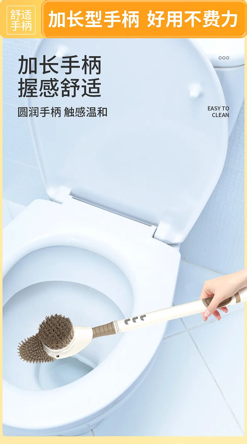 Little Yellow Duck Liquid Toilet Brush Wall Mounted No Dead Corner Cleaning Brush Bathroom Diving Duck Toilet Brush with Base