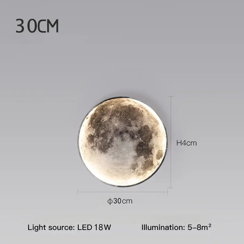 Modern LED Wall Lamp Moon Indoor Lighting For Bedroom Living Hall Room HOME Decoration Fixture Lights decorate Lusters Lamps