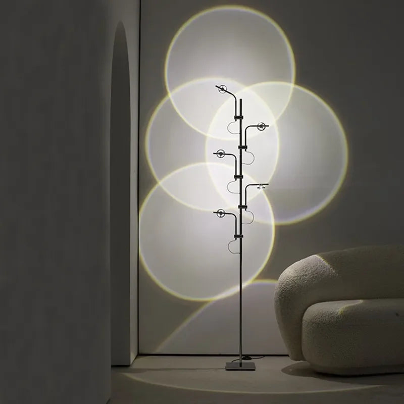 Modern Contemporary LED Floor Light Italy Design Shadow Floor Lamps Atmosphere Decor Lighting Fixtures for Living Room Bedroom