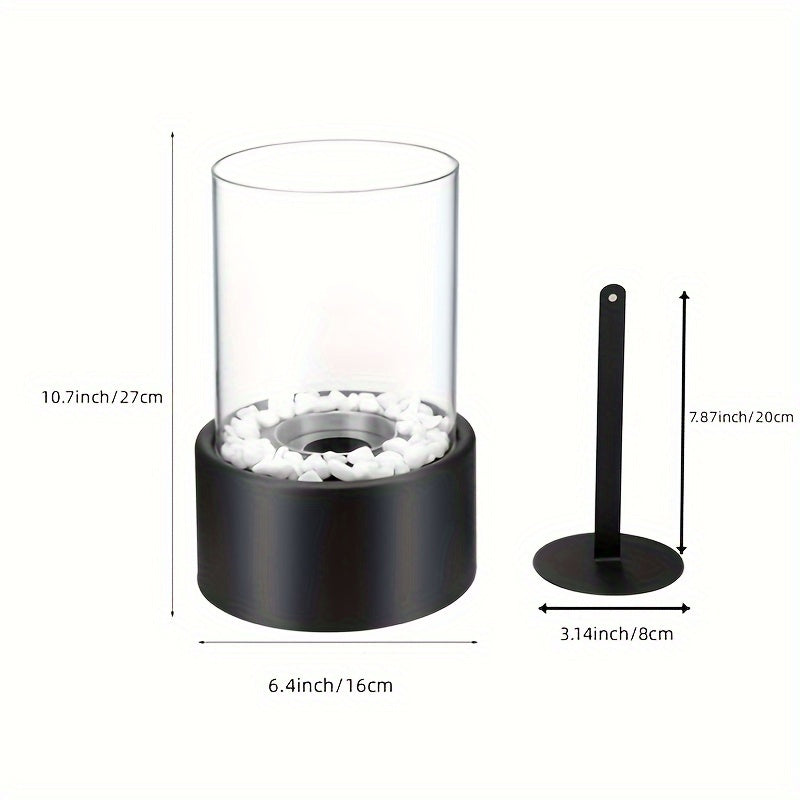 1pc, Tabletop Fire Pit Portable Mini Fire Pit, Tabletop Fireplace Bowl, Tabletop Fireplace Centerpiece For Indoor Outdoor Garden, Camping, Gifts For Women, Mom, Her Wedding, Housewarming, Christmas, Birthday Gift